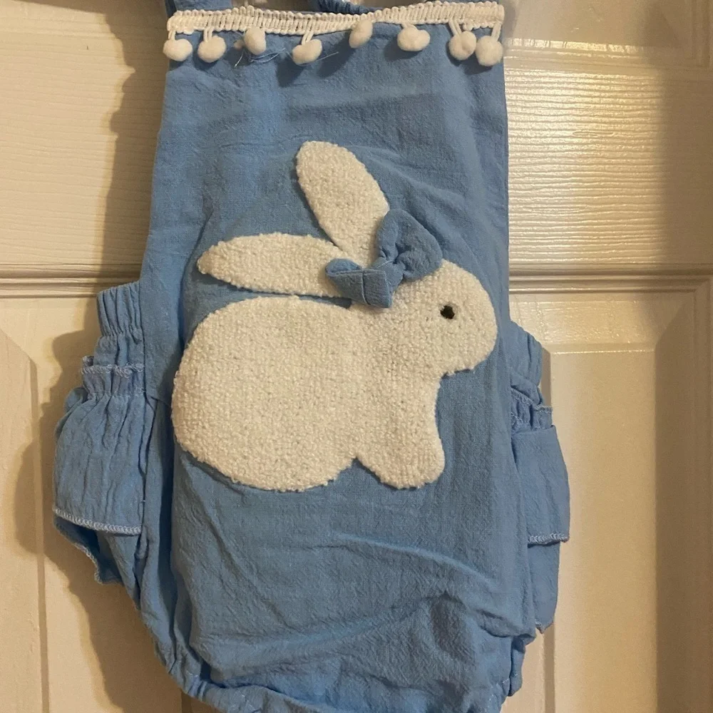 New Bunny Ruffle Butt Romper